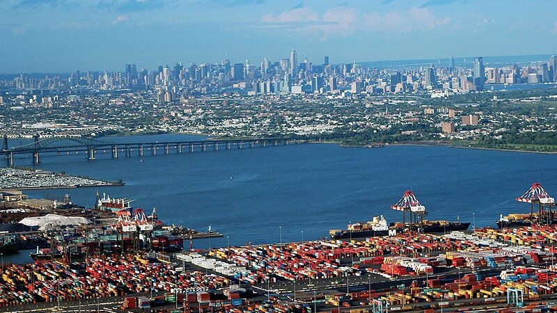 Port of New York and New Jersey - Manhattan, tags: voorlopig de oost- en - CC BY-SA